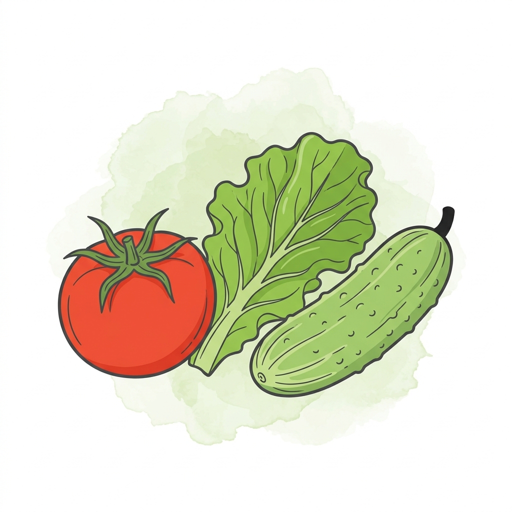 Schiță Legume